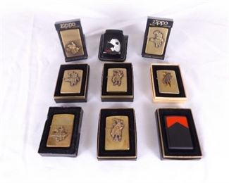 WOW Lot of VERY Collectible Marlboro Zippo Lighters
