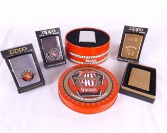 WOW Lot of VERY Collectible Winston and Camel Zippo Lighters
