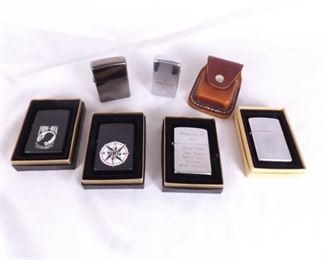 Lot of VERY Collectible Misc Zippo Lighters
