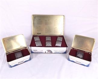 WOW Lot of VERY Collectible Zippo 60th Anniversary Lighters
