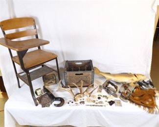 Lot of Misc. Antique etc. Decor, Jewelry, etc.
