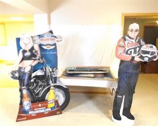 Large Lot of 10 Misc. Framed etc. Prints, Metal Signage, etc.
