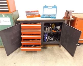 LOADED with Tools&nbsp;Mechanics Cabinet and Workbench&nbsp;
