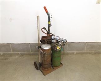 Oxygen Acetylene Tanks Torches etc.
