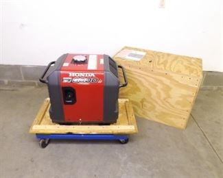 Honda Generator Model #EU3000is in Custom Built Rolling Case
