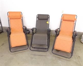 Lot of 3 Guidesman Zero Gravity Recliners
