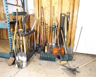 Large Lot Of Lawn and Garden Tools
