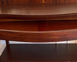 Side Buffet with one drawer and wheels 42"H x 40"w 16"D. Matching Sideboard Buffet Wine bar also available