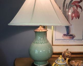  Pair of Chinese style lamps