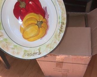 Box full of these plates two boxes actually