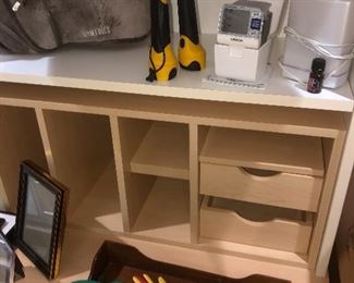 Lots of office supplies and equipment