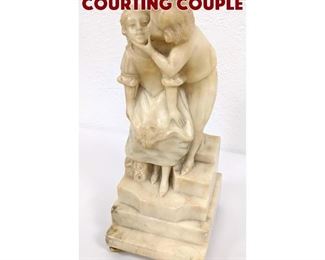 Lot 6 Marble Sculpture Courting Couple