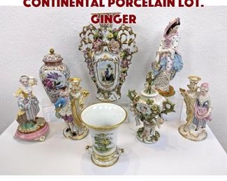 Lot 106 8pc Assorted European Continental Porcelain Lot. Ginger