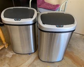 stainless steel garbage cans