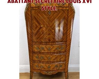 Lot 313 Marble Top Frency Abattant Secretaire Louis XVI Style. 