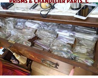 Lot 460 Approx. 75 Bags Mixed Size Prisms Chandelier Parts. C