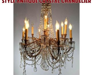 Lot 486 Elaborate Fancy French Style Antique Crystal Chandelier