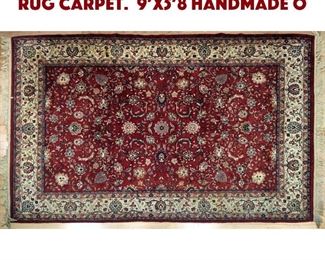Lot 537 9x58 Handmade Oriental Rug Carpet. 9x58 Handmade O
