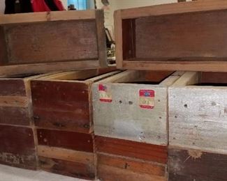 Primitive wood drawers