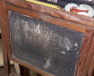Child's standup chalk board