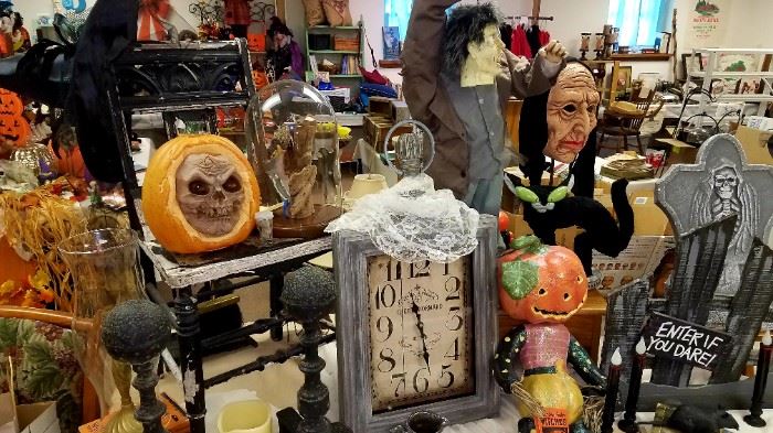 1/2 OFF ALL REMAINING ITEMS FRIDAY.               Large 2 Day Estate Sale. Contents of 6 different estates/households. Much Halloween