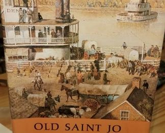 "Old Saint Jo" by Sheridan Logan hardback. Please plan on attending our Large 2 Day Estate Sale this Thursday and Friday. Thanks again Randy and Donna Klein and The Pen and Pencil Team