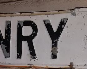 Henry Street St Joseph Missouri metal sign