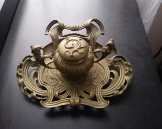 BRONZE INKSTAND