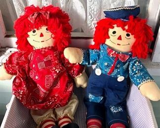 Handmade Raggedy Ann Andy  