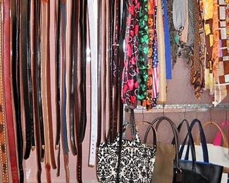 BELTS, SCARFS AND PURSES