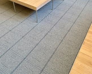 Item 7: Grey Textured Wool Rug - 200.5" x 145" (around 17 ft x 12 ft): $885