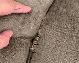 ...this tear along the seam - simple for someone who can sew a stitch!