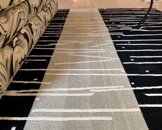 Item 47: La Carta woven rug - 145.5” x 98”: $995