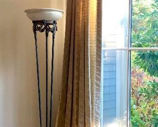 Item 40: Tall Lamp with Iron Stand - 70”: $165