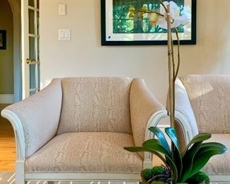 Item 38: Faux orchid - 28”: $30