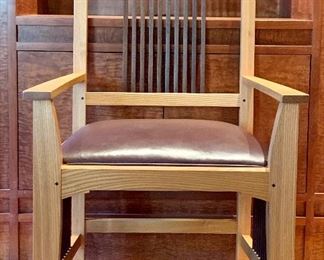 Item 34: Robbi Staples Desk Chair - 25.5”l x 19”w x 43”h: $495