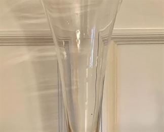 Item 58: Hand blown vase - 7.5" x 15.5": $28