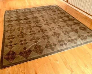 Item 61: Wool rug - 99" x 115.5": $600