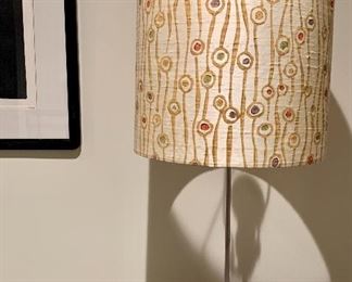 Item 65: Brushed chrome lamp - 30": $42