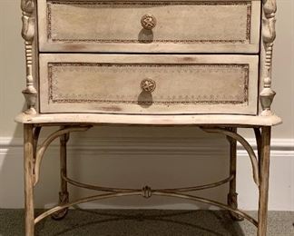Item 64: (2) Vintage Nightstands wonderfully refurbished!- 22.25"l x 16"w x 26.5"h: $$295 for pair