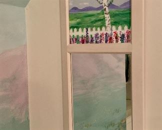 Item 192: Birch Tree Mirror: $45