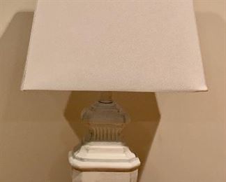 Item 75: Single Decorative lamp - 23": $45