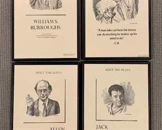 Item 93: (4) "Meet the Beats" , R. Crumb - 11" x 17": $125 for set