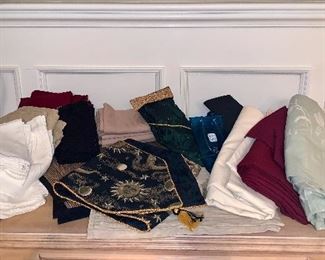 Assorted Linens! Make an appointment to come see!