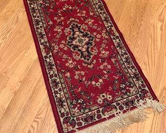 Item 135: Small Red Rug - 24" x 44": $28