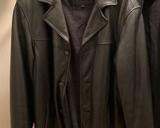 Item 176: Vintage Guess Leather Jacket: $95