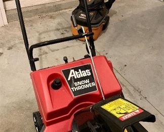 Item 235: Atlas Snow Thrower: $125