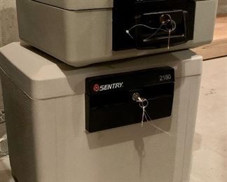 Item 224 Item 225: Sentry Safe 1100: $20 (top) (SOLD)