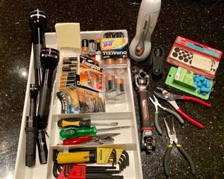 Item 232: Miscellaneous items, small tools, flashlights, etc.: $35