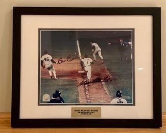 Item 157: Mookie Wilson and Bill Buckner - Signed: $45